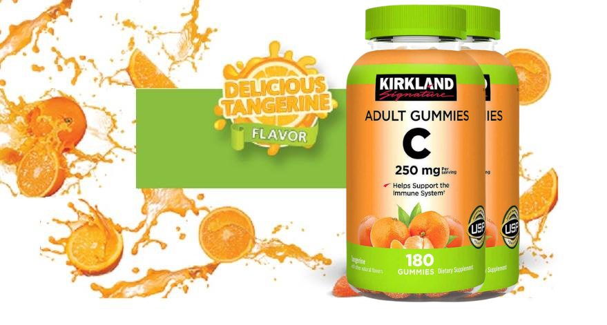 Kẹo Vitamin C Mỹ Kirkland Signature Adult Gummies C 250mg