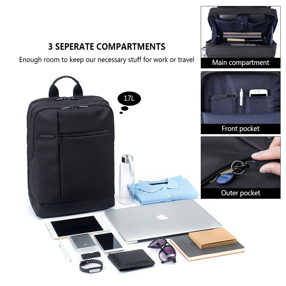 Balô Laptop Công Sở Chống Thấm Nước Xiaomi (15.6