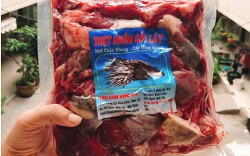 Thịt nhím cắt lát Túi 1kg