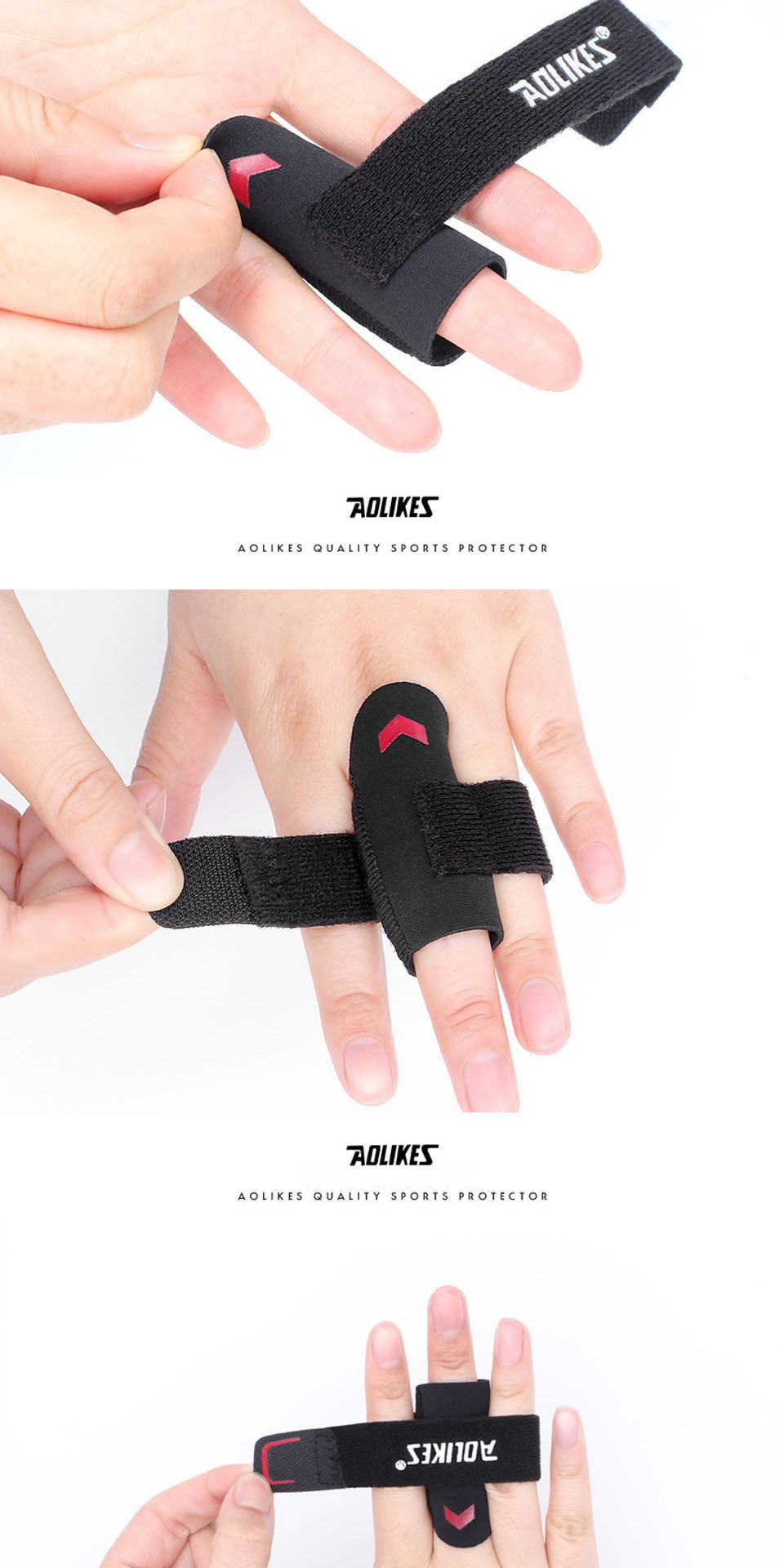 Nẹp Bảo Vệ Ngón Tay Hỗ Trợ Viêm Khớp Khi Chơi Bóng Rổ, Bòng Chuyền Finger protector AOLIKES YE-1586