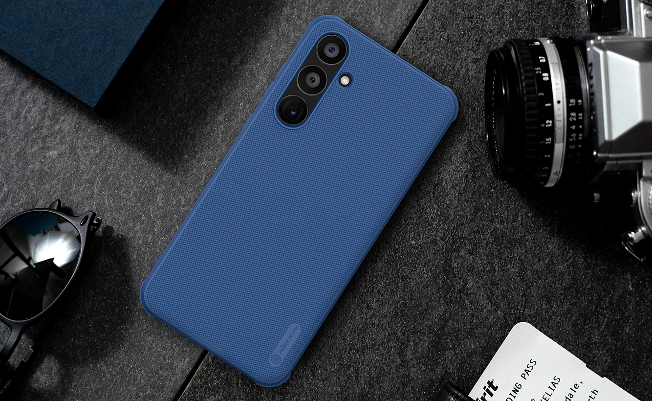Ốp Lưng sần viền dẻo chống sốc cho Samsung Galaxy A55 5G- A35 5G - A25 5G - A15 - A05s hiệu Nillkin Super Frosted Shield - Hàng nhập khẩu