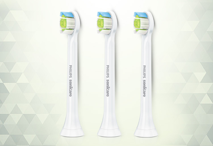 Bộ 3 Đầu Bàn Chải Điện Tử Philips HX6066 - Có Thể Dùng Cho Các Dòng HX9322 HX9332 HX9312