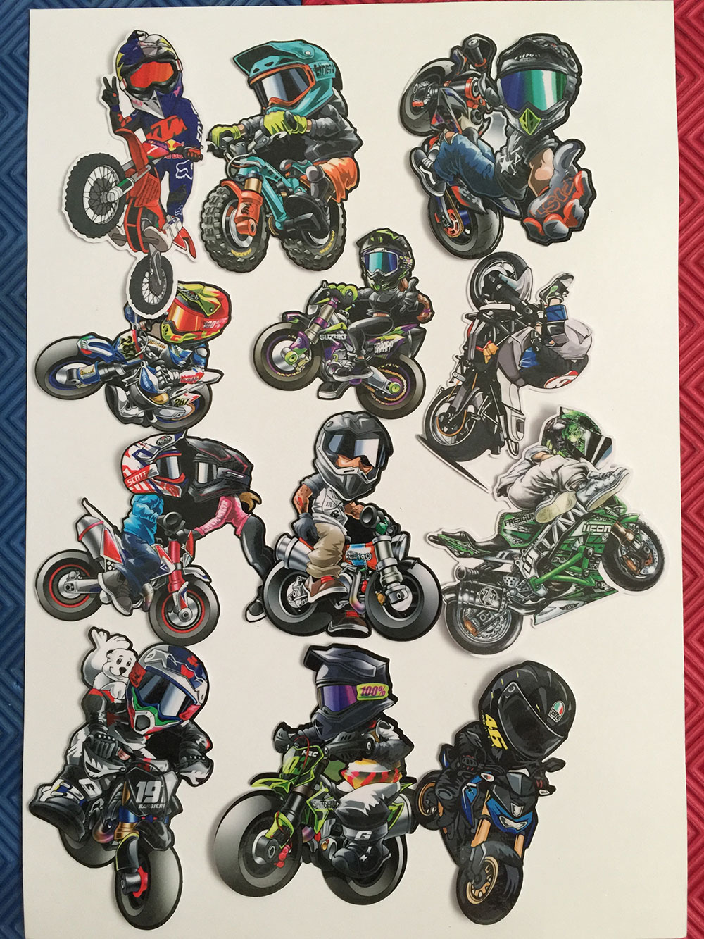 Bộ Tem Xe Biker