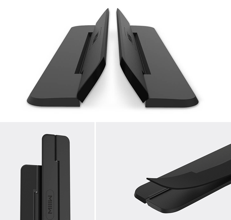 Xiaomi Mijia MIIIW Laptop Stand Holder Mount Portable Mini Folding Laptop Lapdesk OfficeNotebook Stand For 12inch 13inch - Black