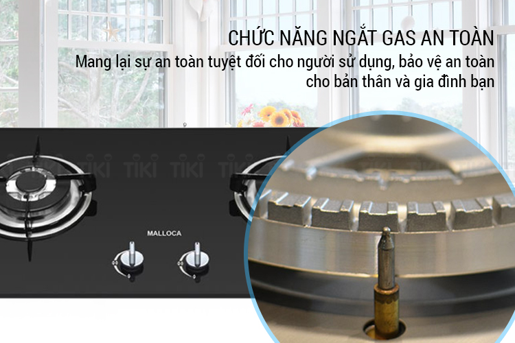 Bếp Đôi Gas Âm Malloca GHG 732A NEW - Hàng Chính Hãng