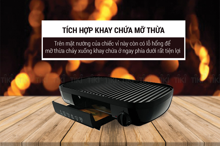 Vỉ Nướng Điện Philips HD6320 (1500W)