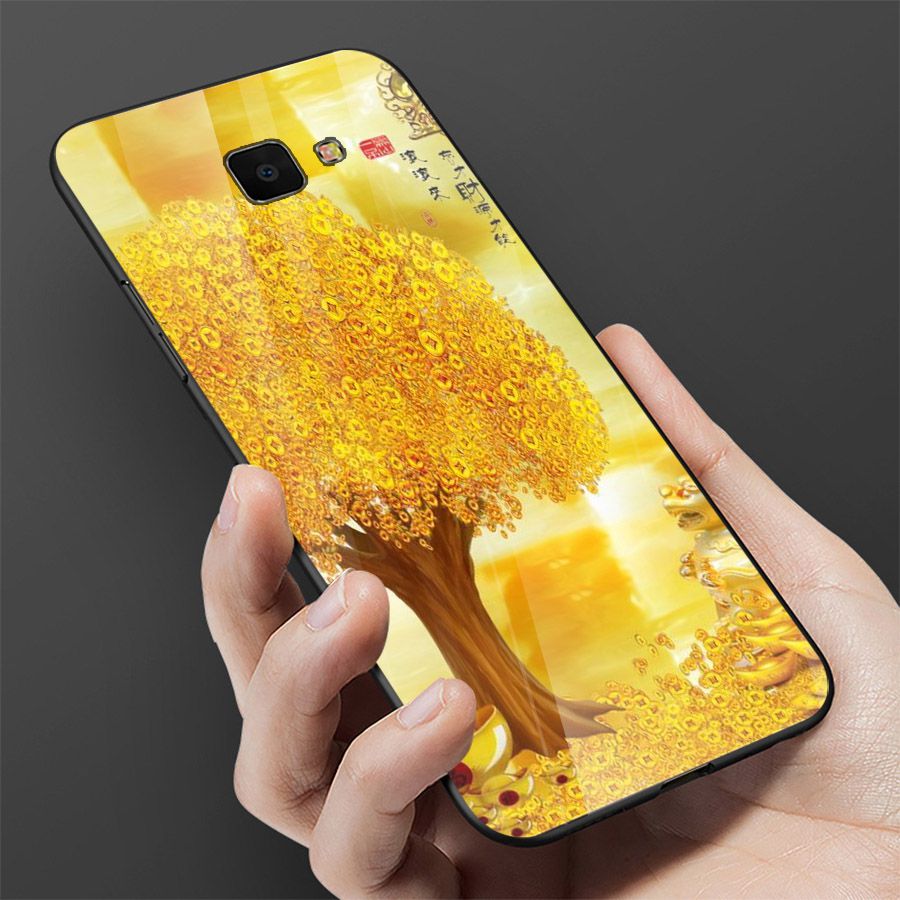 Ốp kính cường lực cho điện thoại Samsung Galaxy A50 - thần tài kim MS TTKIM050