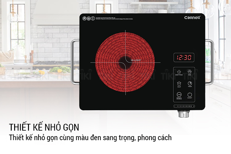 Bếp Hồng Ngoại Đơn Cornell CCC-2201KG (2200W) - Hàng Chính Hãng