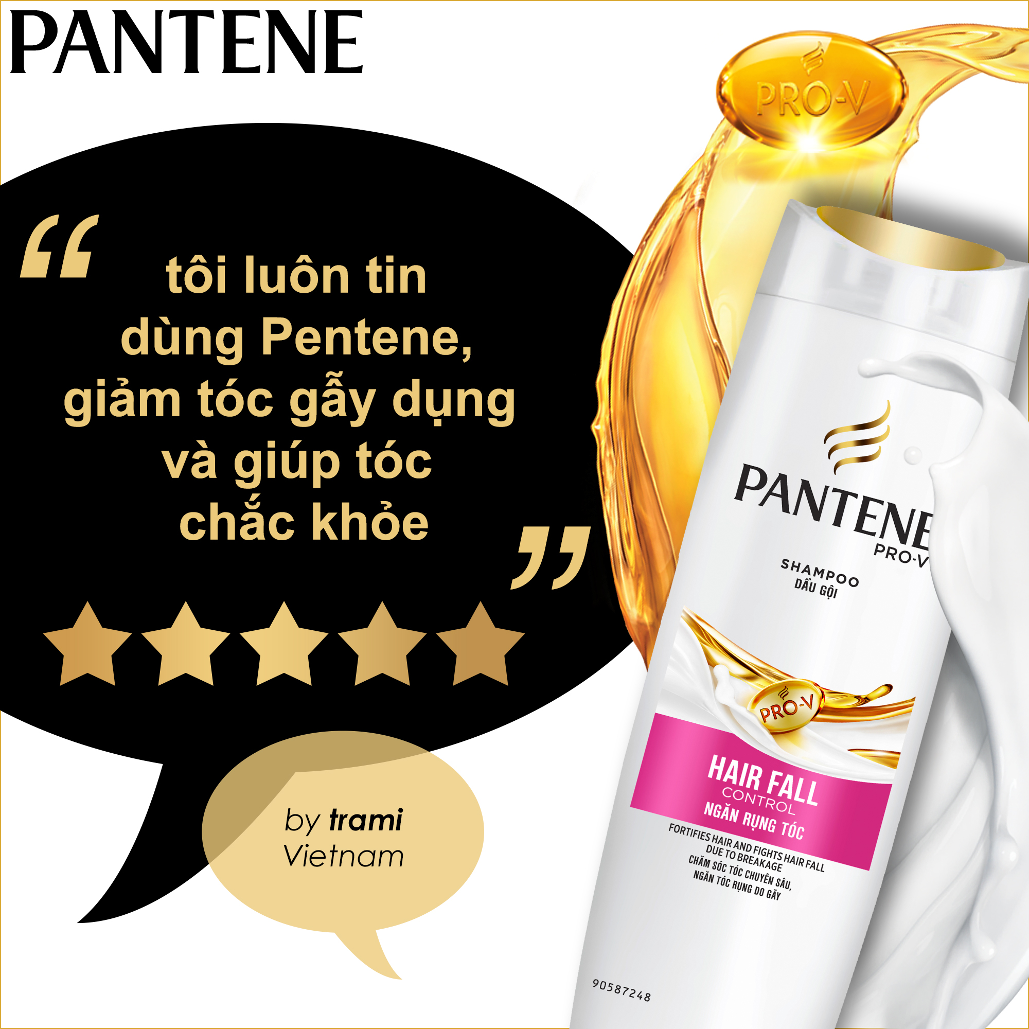 Combo 2 Dầu Gội Pantene Ngăn Rụng Tóc Chai (650g x 2)