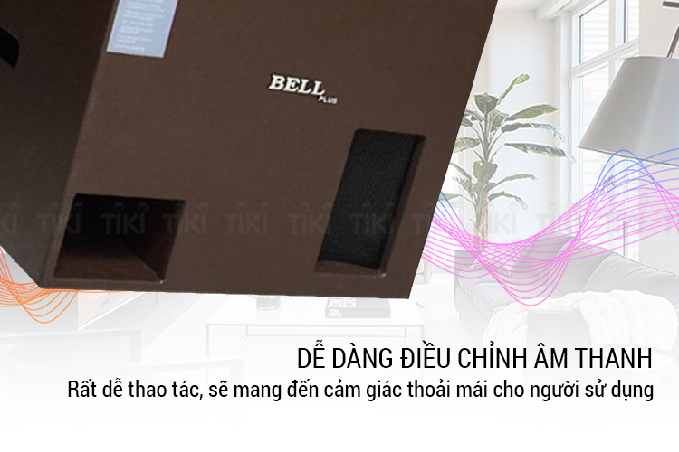 Loa sub điện 4 tấc BELLPlus hỗ trợ cho dàn karaoke gia đình