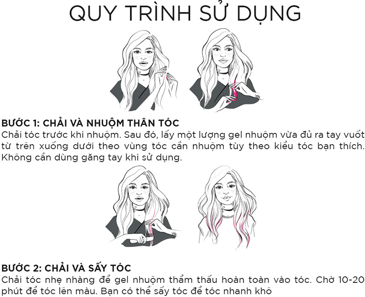 Gel Nhuộm Tóc Tạm Thời Colorista L'Oréal Paris