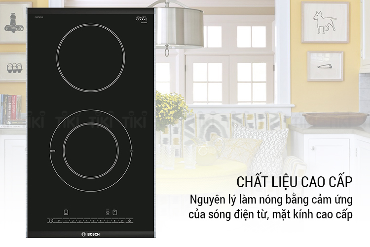 Bếp Âm Hồng Ngoại Đôi Domino Bosch PKF375FP1E (52.7cm) - Hàng Chính Hãng