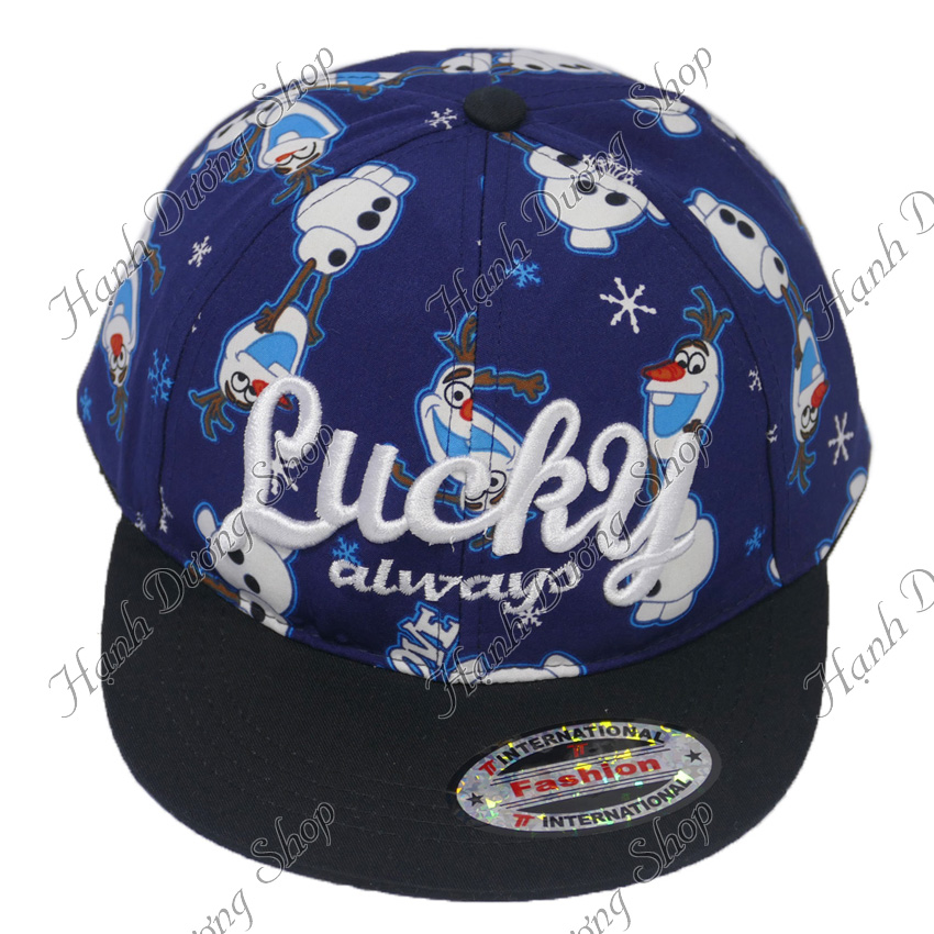 Nón kết hiphop Snapback năng động dành cho trẻ em từ 3 đến 5 tuổi, thiết kế mỏ bằng độc đáo - Hạnh Dương