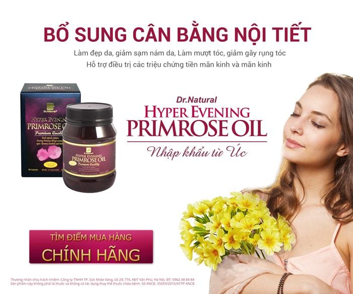 Thực Phẩm Chức Năng Hyper Evening Primrose Oil 180 viên– Viên Uống Bổ Sung Nội Tiết Tố Nữ