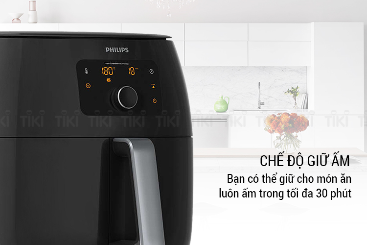 Nồi Chiên Không Khí Điện Tử Philips HD9650/91 XXL