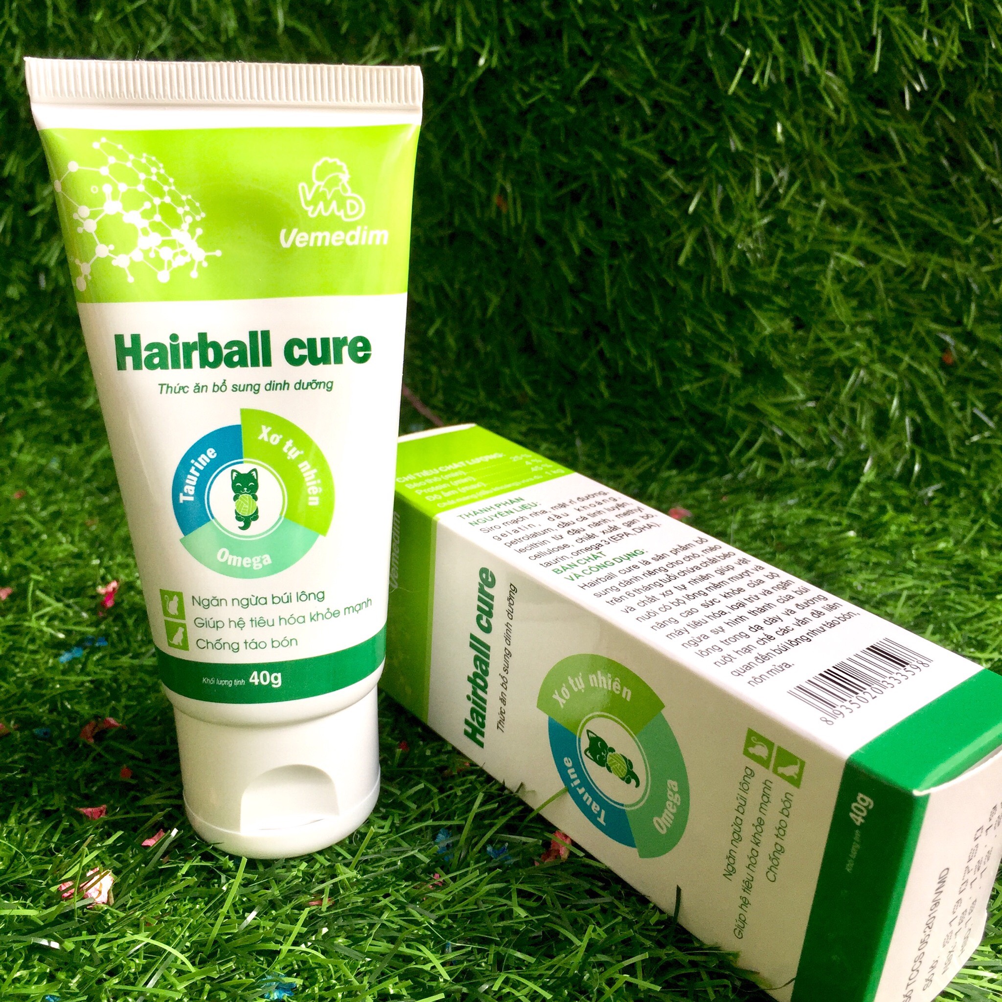 Hairball Cure - Thức ăn bổ sung dinh dưỡng, làm tiêu búi lông trong dạ dày chó mèo uy tín, an toàn, hiệu quả