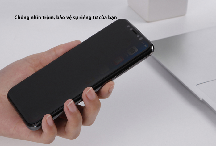 Kính cường lực cho iPhone Xs / X Nillkin 3D AP+ Max chống nhìn trộm - Hàng chính hãng