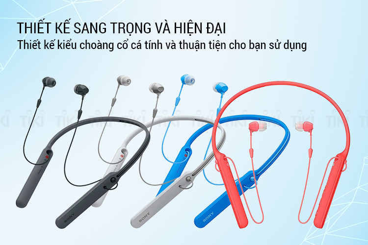 Tai Nghe Bluetooth Nhét Tai Sony WI-C400 - Hàng Chính Hãng