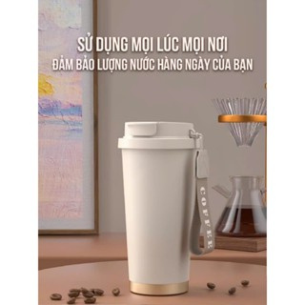 Ly Giữ Nhiệt Có Ống Hút Inox 316 FG Good Finish | Bình Giữ Nhiệt Dung Tích 450ml Giữ Nhiệt 6 Giờ