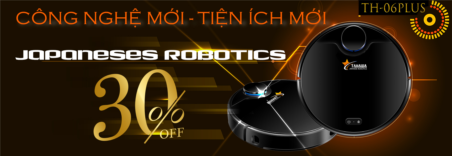 Robot hút bụi TAHAWA TH-06 PLUS Robo hút bụi lau nhà  với các tính năng nổi bật và hiện đại. Tiết kiệm thời gian và công sức khi sử dụng riêng biệt từng chế độ robot hút bụi lau nhà thông minh 3 in 1 hút, quét, ,lau. Bảo hành chính hãng 2 năm