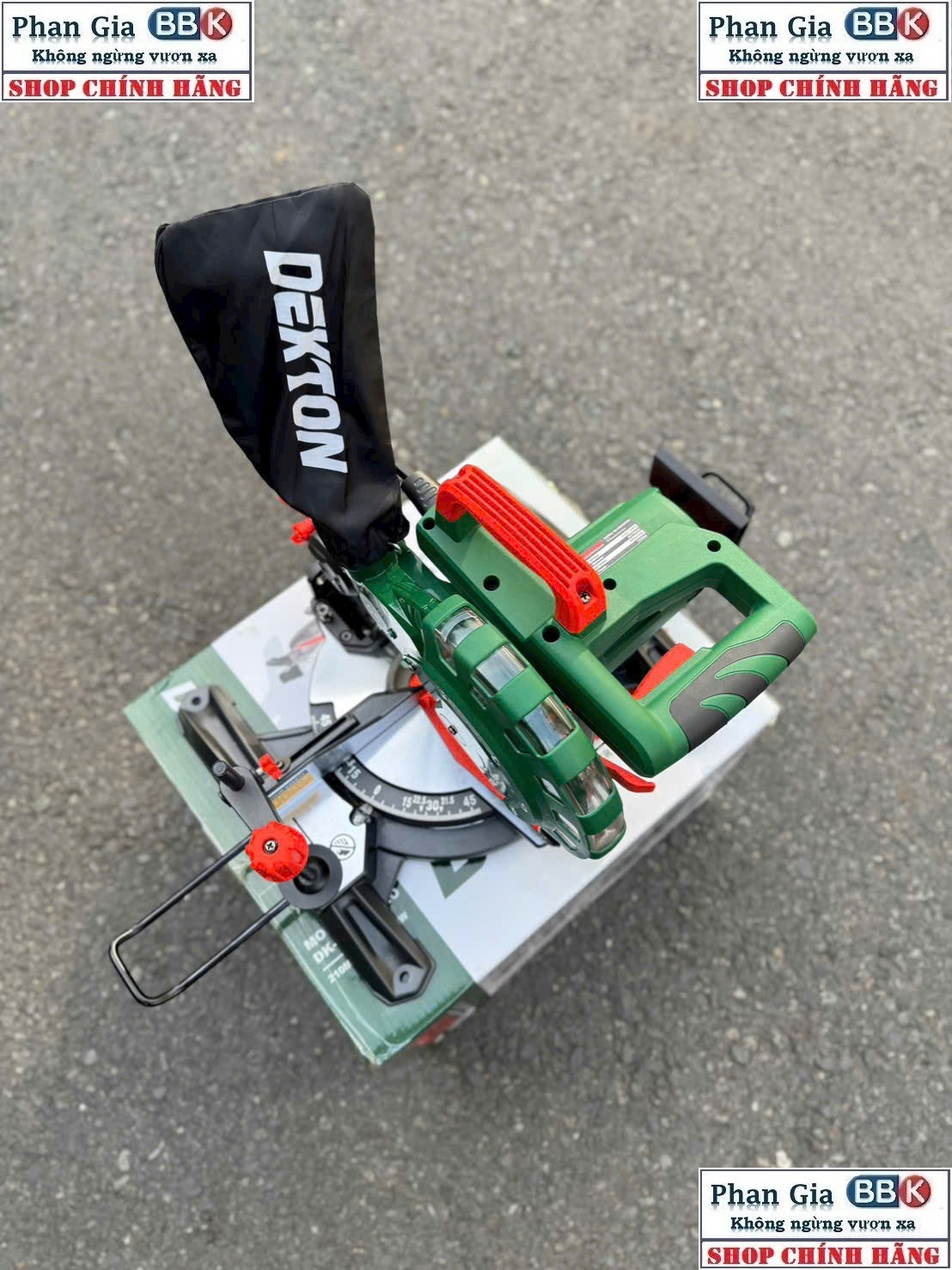 Máy Cắt Nhôm DEKTON DK-CN210PRO – 1450W – Cắt Nghiêng 45° Chính Xác – Tặng Lưỡi Cắt 80R – Bảo Hành 12 Tháng