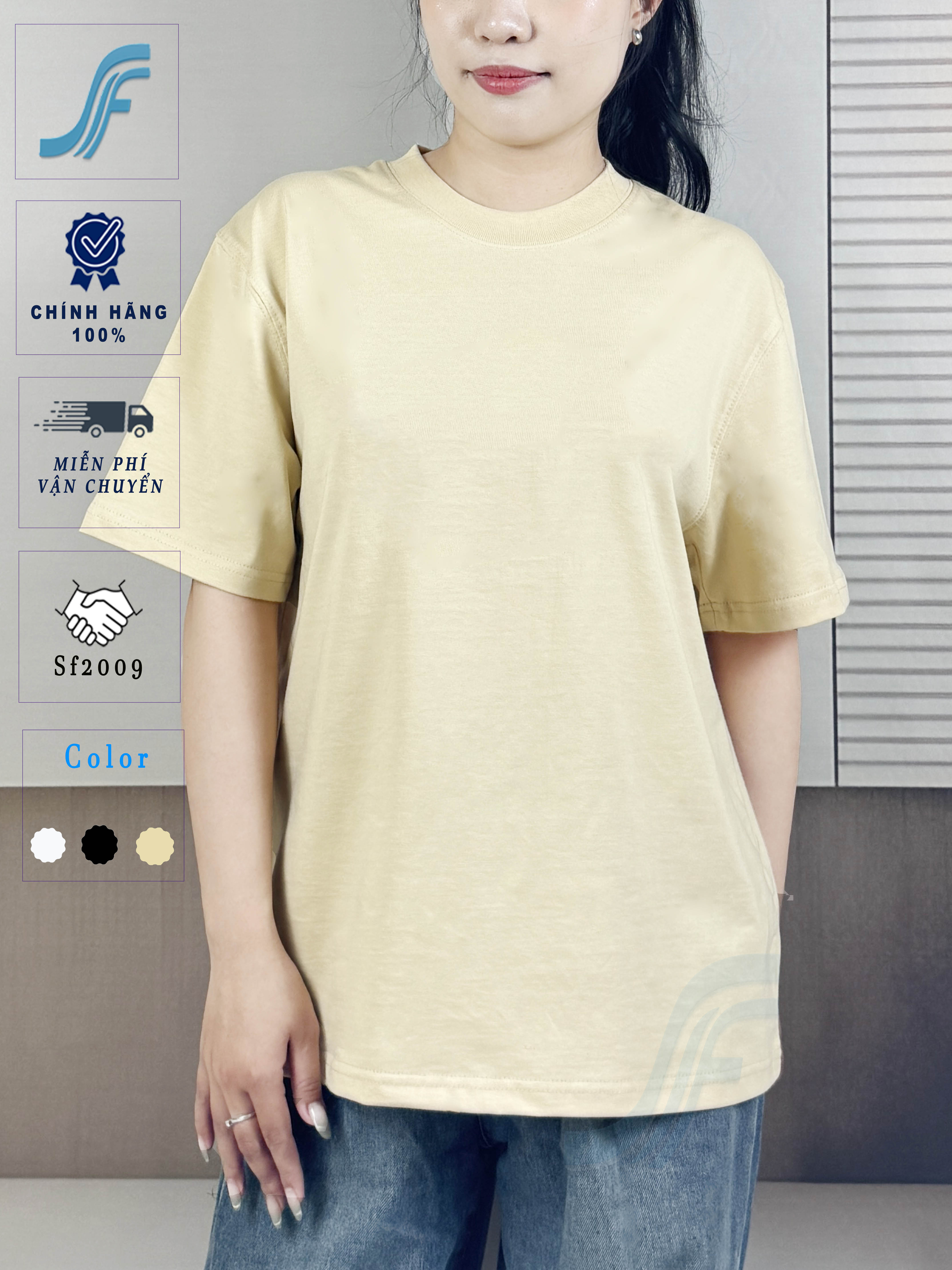 Áo Thun Unisex - Oversize Chất 100% Cotton 2 chiều Dày 250gsm | Nam Nữ Mặc Siêu Đẹp