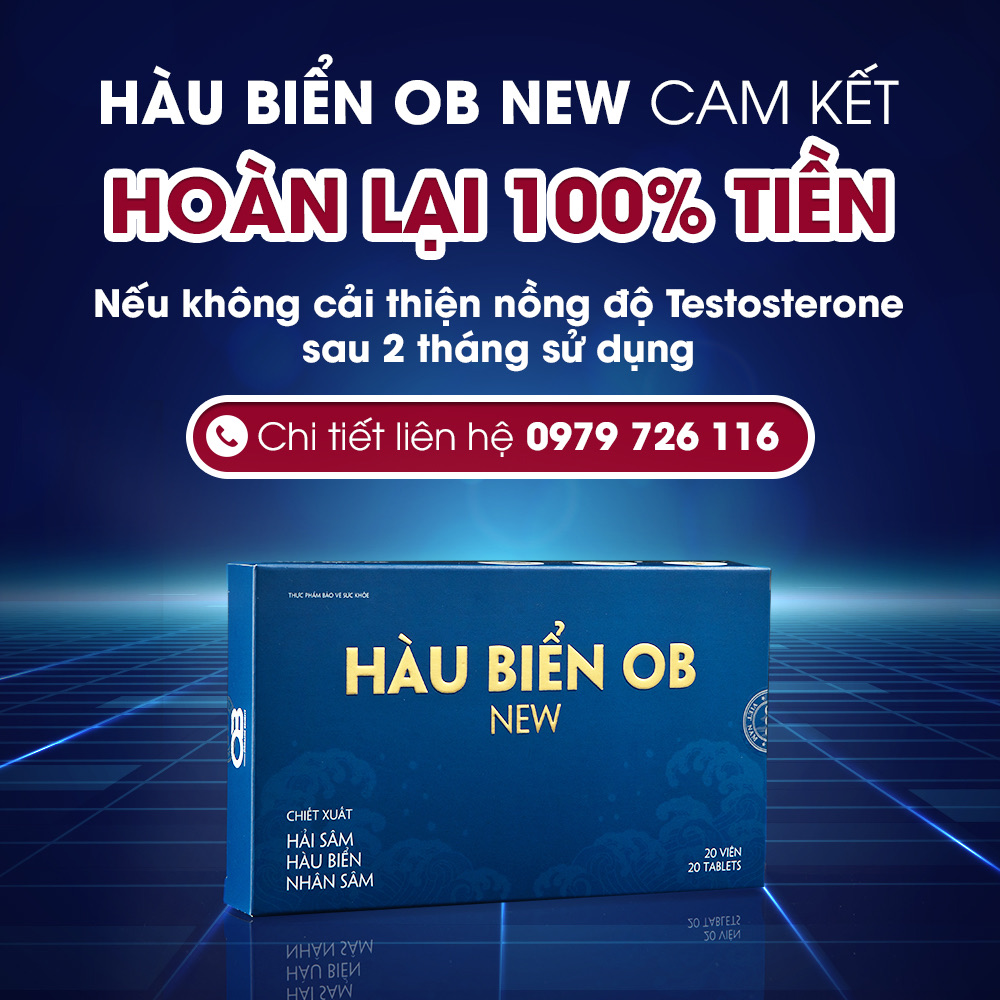 Tinh Chất Hàu Biển Ob New - Hỗ Trợ Giảm Xuất Tinh Sớm, Kéo Dài Thời Gian, Tăng Chất Lượng Tinh Trùng, Bổ Sung Thêm Nhân Sâm, Hải Sâm ( Hộp 20 viên)