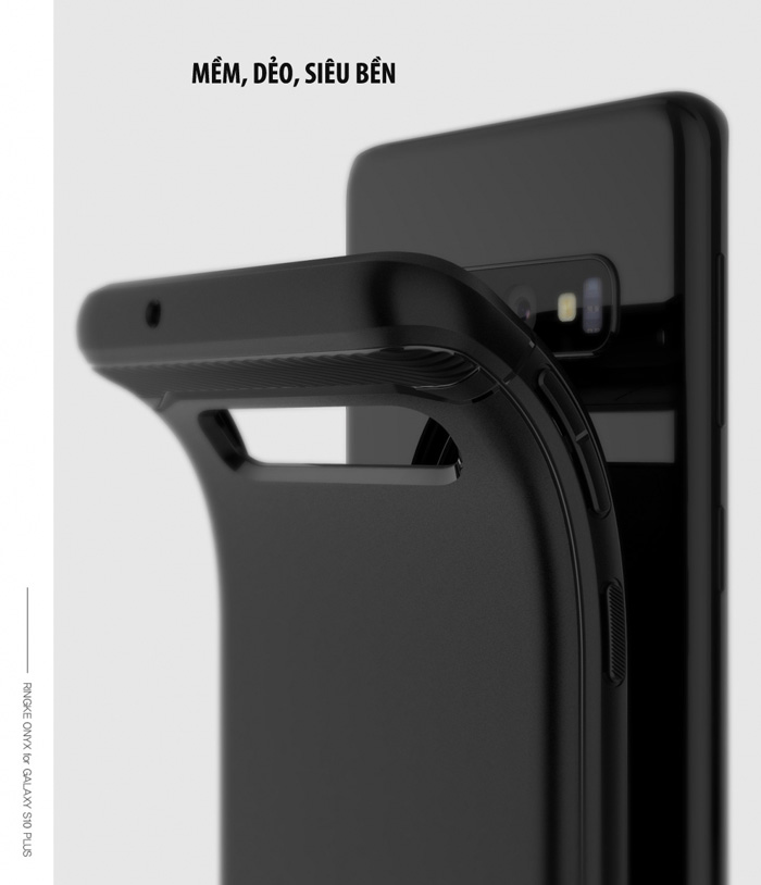 Ốp lưng Samsung Galaxy S10 Plus RINGKE Onyx