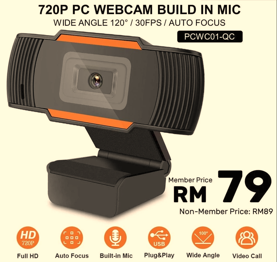 Webcam máy tính có micro full hd 1080p full box siêu nét dùng cho pc laptop
