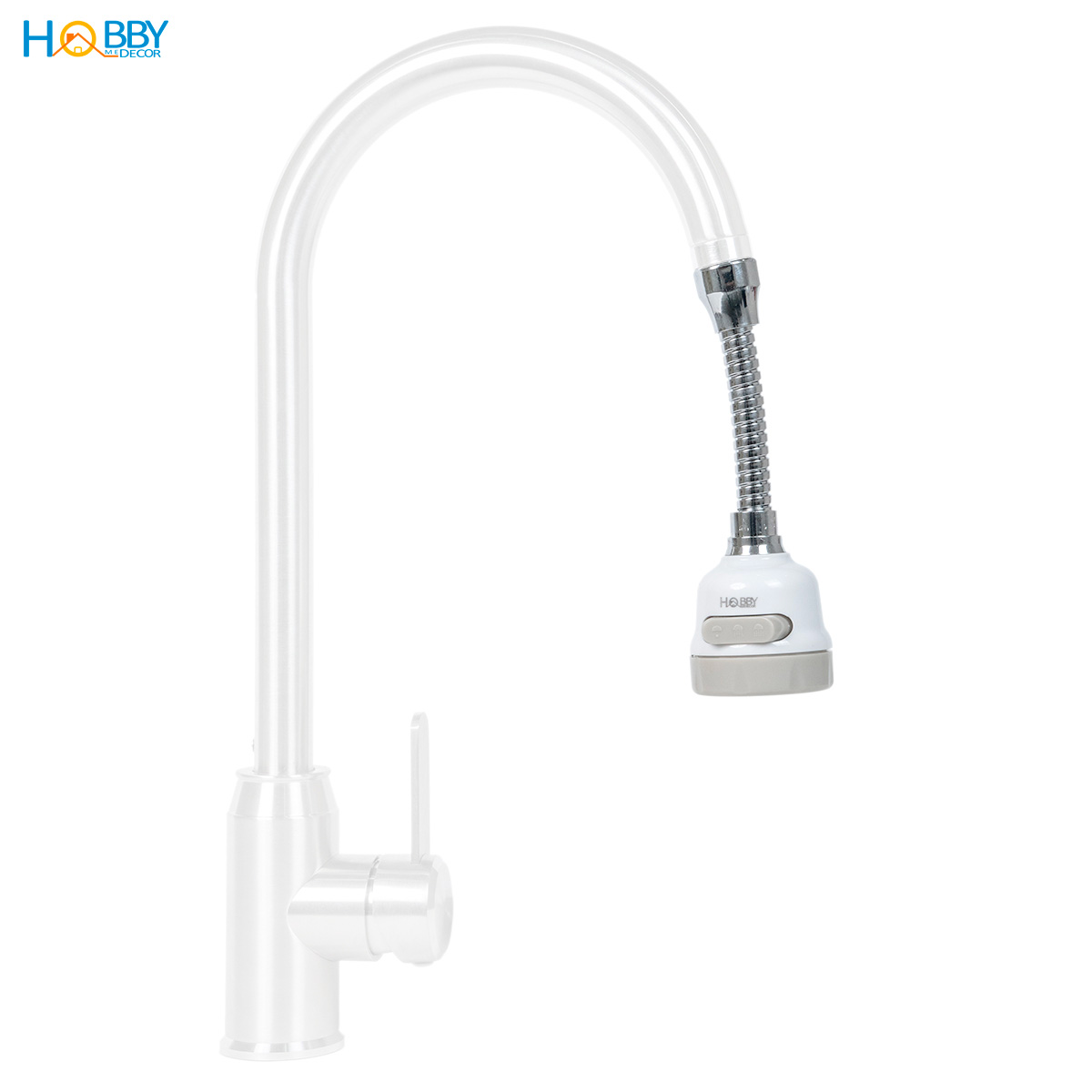 Bộ đầu nối vòi rửa chén tăng áp 3 chế độ Hobby Home Decor VSTADAY có khớp nối