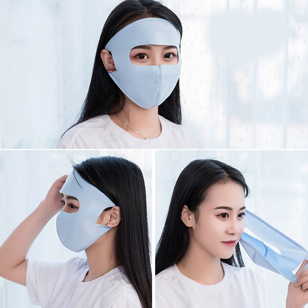 Bộ 2 Khẩu Trang Ninja Chống Nắng (Màu Xanh Biển)