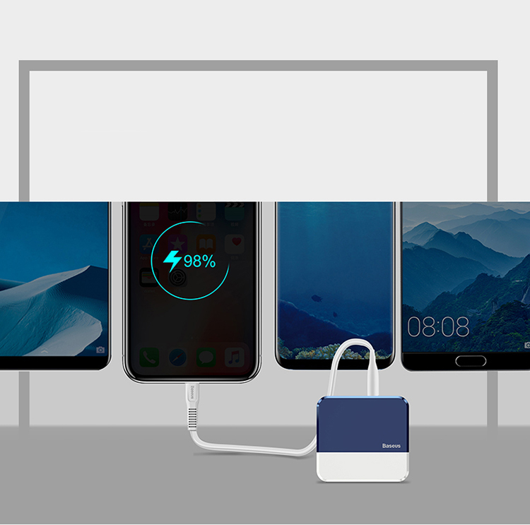 Baseus Apple Charger 3.4A Fast Charge Multi-port USB Android Phone Charging Head Data Cable Plug for iphoneX/8/7 Huawei ipad Tablet Millet Samsung Blue Baseus Apple Charger 3.4A Fast Charge Multi-port USB Android Phone Charging Head Data Cable Plug for iphoneX/8/7 Huawei ipad Tablet Millet Samsung Blue