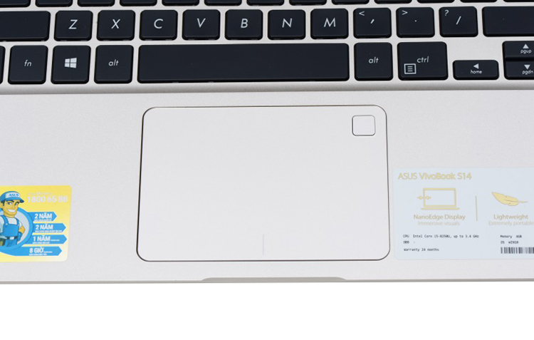 Laptop Asus Vivobook S14 S410UA-EB003T Core i5-8250U/Win10 14 inch - Hàng Chính Hãng