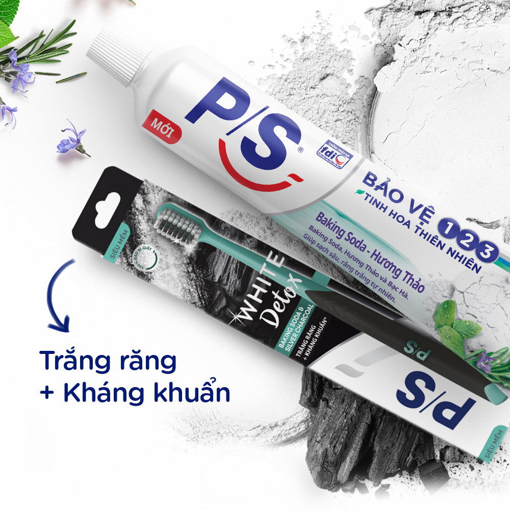 Combo 03 Kem Đánh Răng Baking Soda Hương Thảo 230G
