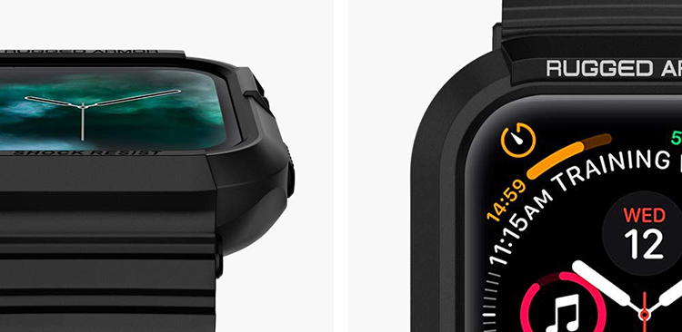 Apple Watch Series 4 (44mm) Case Rugged Armor Pro - Hàng Chính Hãng (062CS25324-Black)