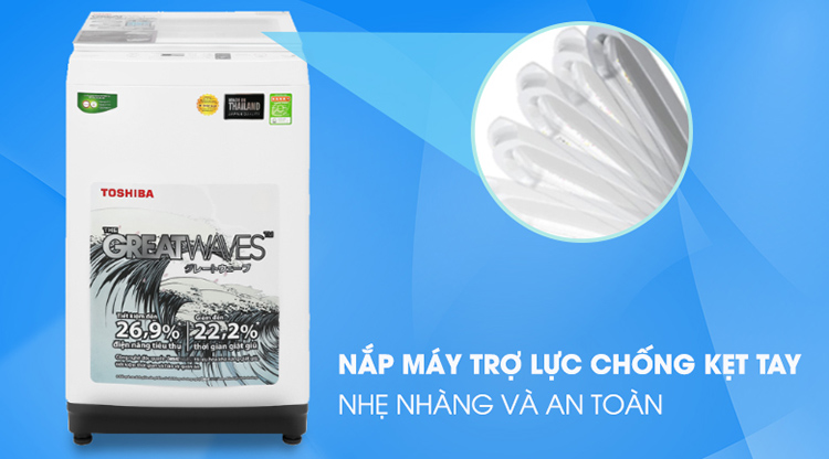 Máy Giặt Cửa Trên Toshiba AW-K1000FV-WW (9kg) - Hàng Chính Hãng - Chỉ Giao tại Hà Nội