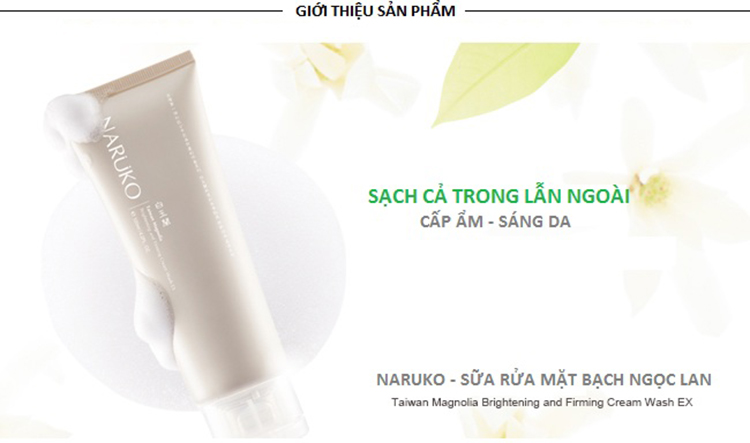 Sữa rửa mặt săn chắc da bạch ngọc lan - Magnolia Brightening and Firming  Cream Wash EX 120g | SY shop | Tiki