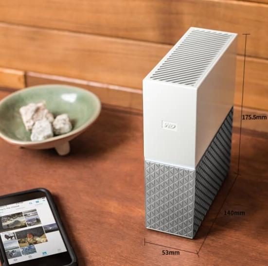 Ổ Cứng Mạng WD My Cloud Home 3TB 3.5-Inch WDBVXC0030HWT-CESN