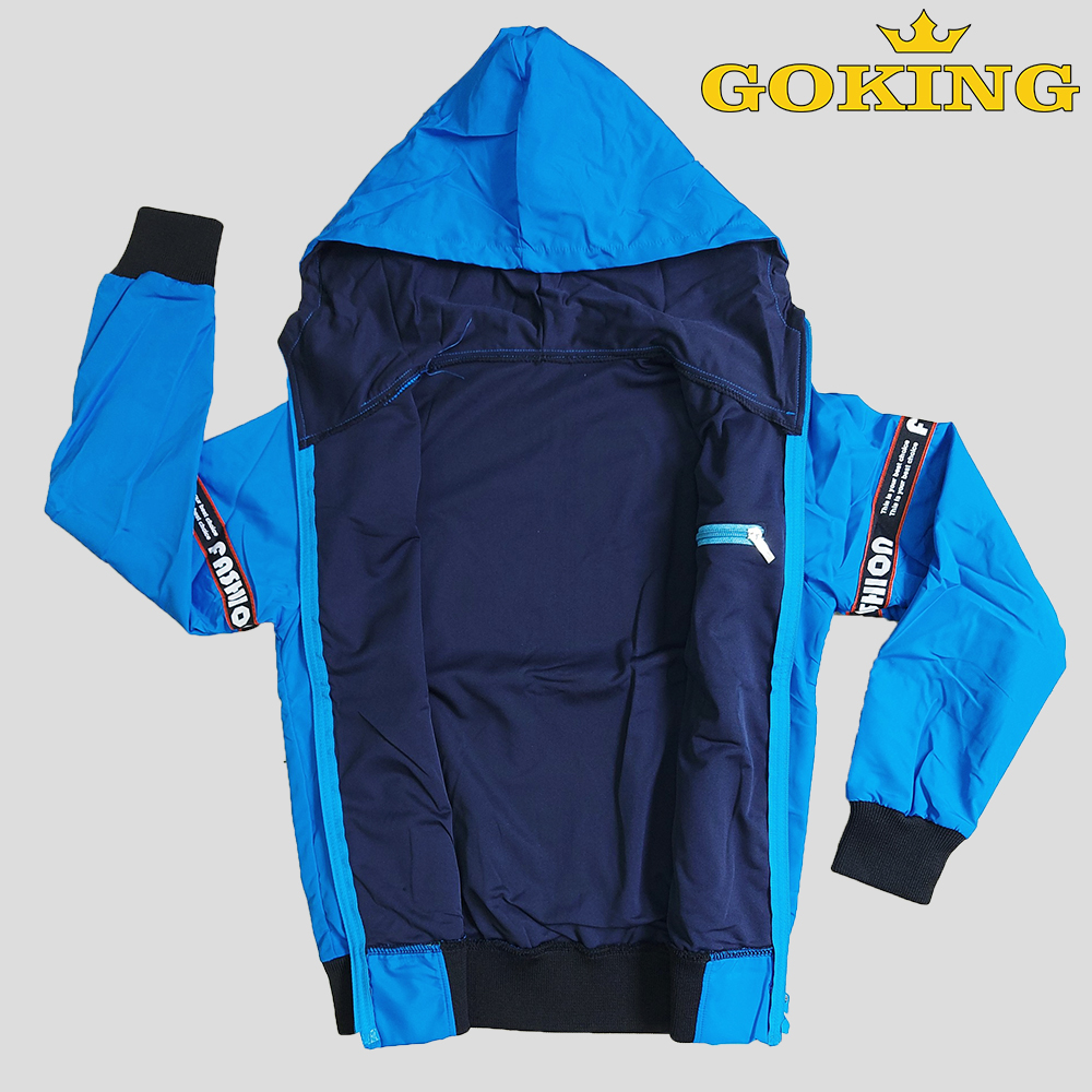 Áo khoác dù trẻ em GOKING, form unisex cho bé gái bé trai, áo khoác gió thời trang hàng hiệu cao cấp