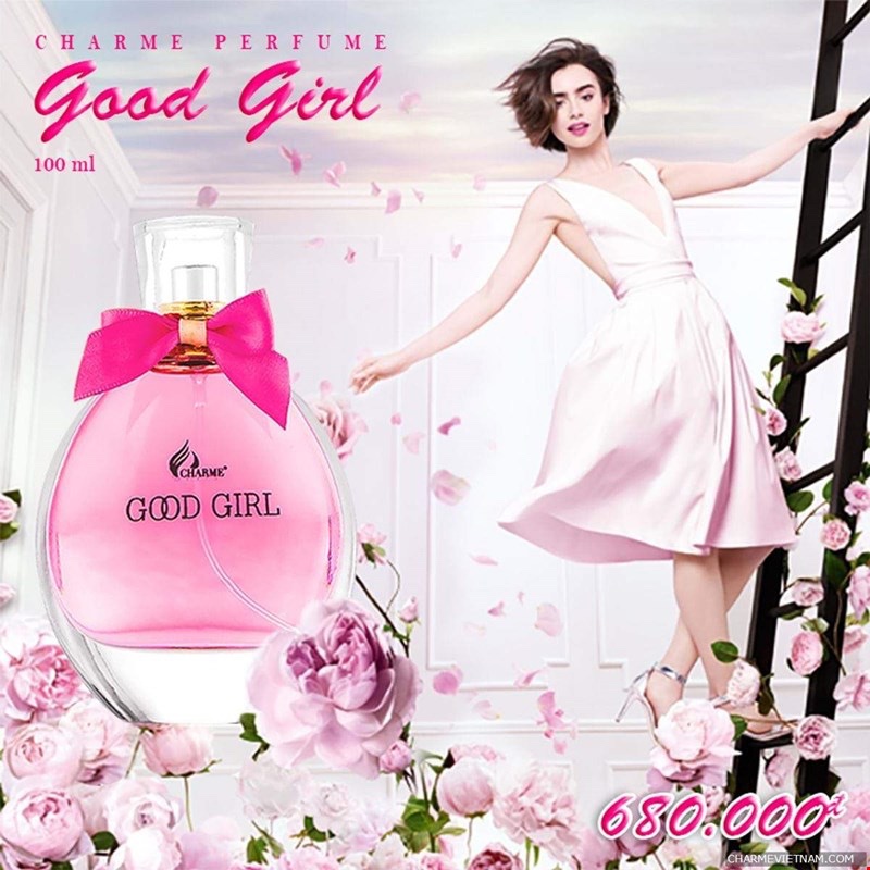 Nước Hoa Nữ CHARME GOOD GIRL 100ml Lưu Hương Lâu Gợi Cảm, Quyến Rũ_Nước Hoa Chính Hãng