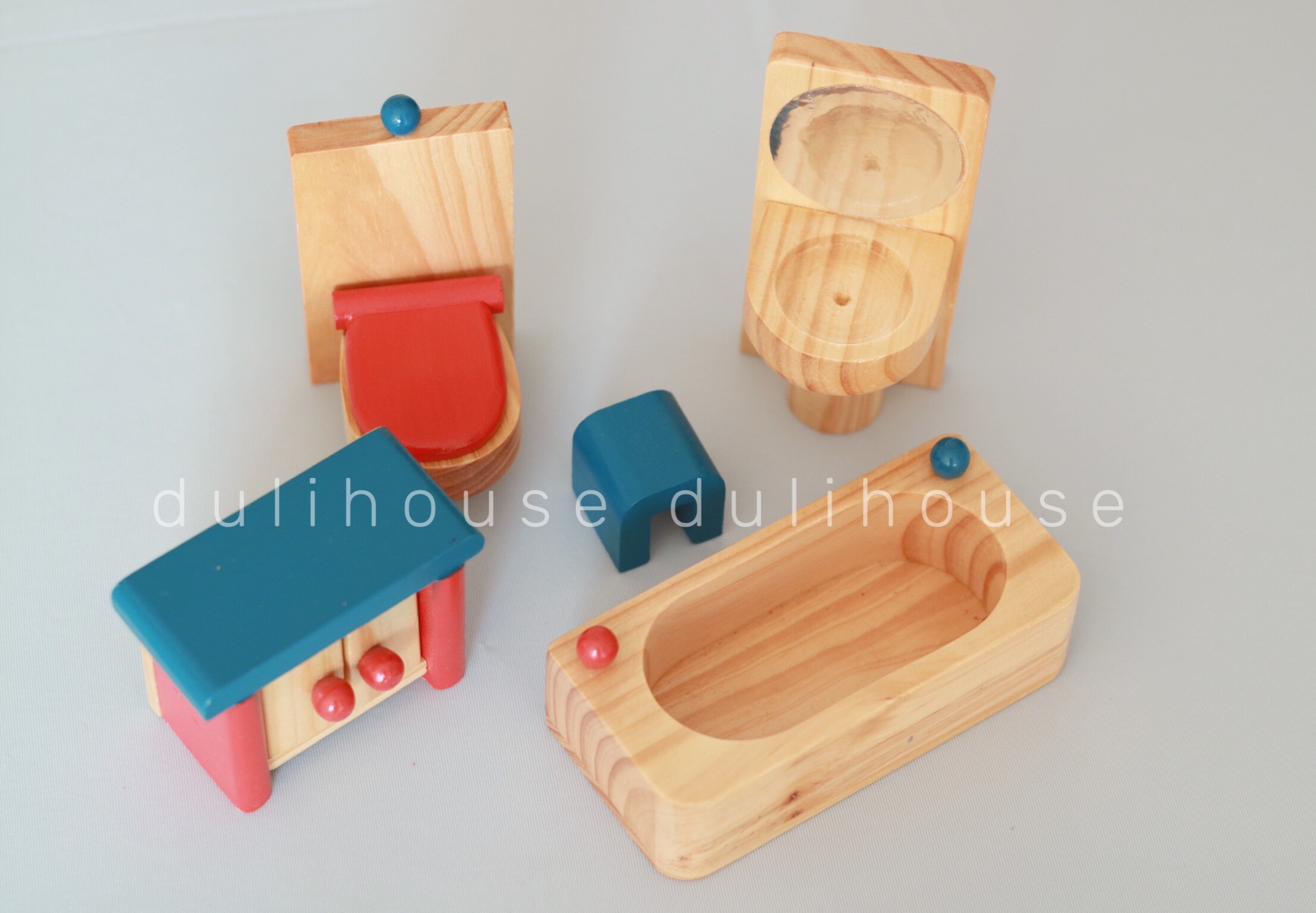 đồ chơi gỗ phòng tắm cho bé - hỗ trợ khả năng nhận biết các đồ vật, tăng khả nắng sáng tạo trong việc sắp xếp, sản xuất tại việt nam 3