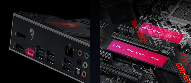 Bo Mạch Chủ Mainboard ASUS ROG STRIX B460-H GAMING - Hàng Chính Hãng
