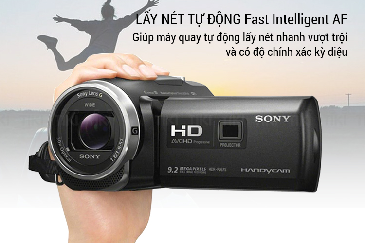 Máy Quay Sony PJ675 (Hàng Chính Hãng) - Tặng Thẻ 8GB + Túi Máy