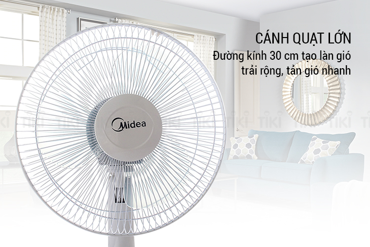 Quạt Bàn MIDEA FT30-Y8BA - Hàng Chính Hãng