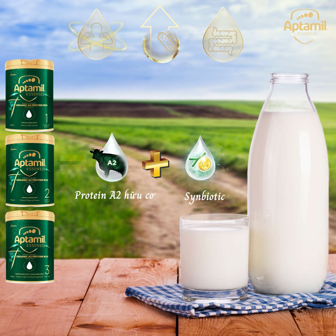 Sữa Tăng Cân Cho Bé Từ 6 Đến 12 Tháng Aptamil Essensis