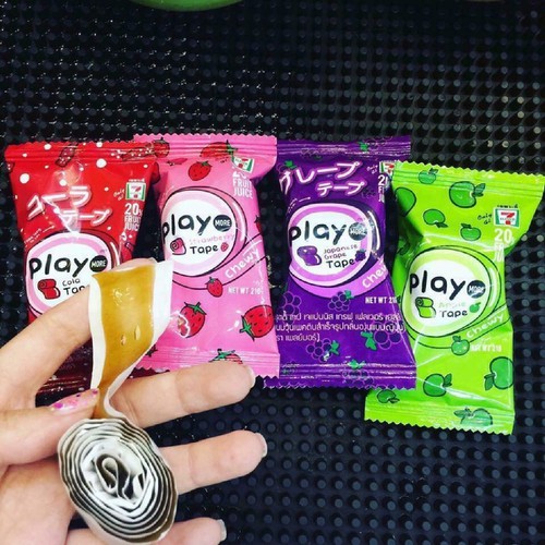 Kẹo Dẻo Cuộn Playmore Vị Cola (21g)