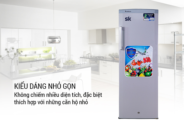 Tủ Đông Đá Sumikura SKFU-300 (300L) - Hàng Chính Hãng