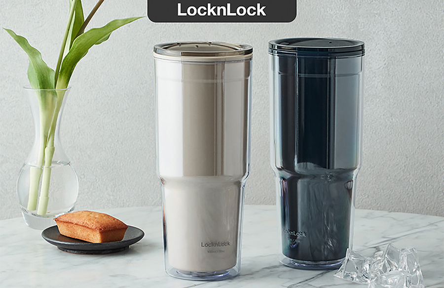 Ly Nhựa 2 Lớp LocknLock 900ml HAP502