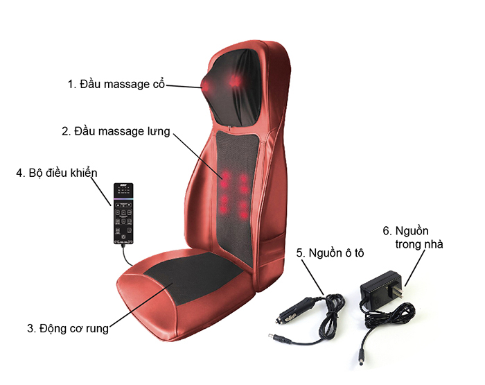 Ghế massage xoa bóp toàn thân Nikio NK-180