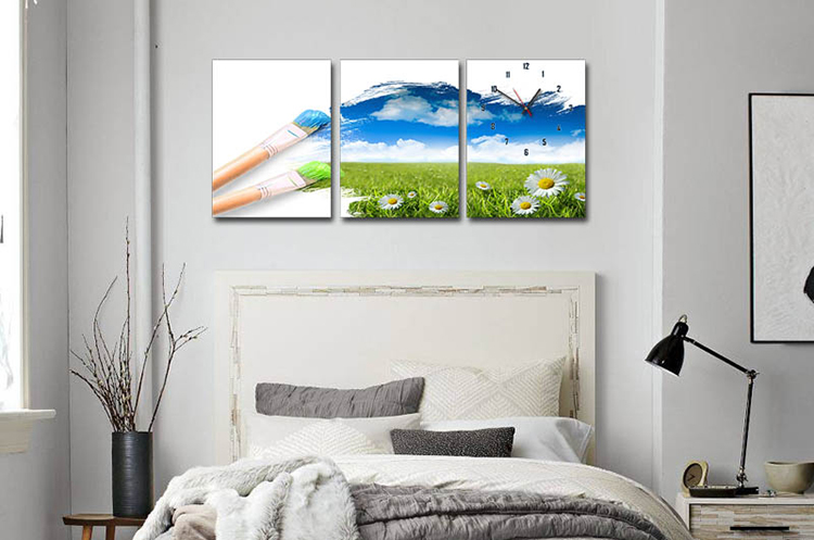 Tranh Đồng Hồ Suemall NT13910 - Sắc Màu 4